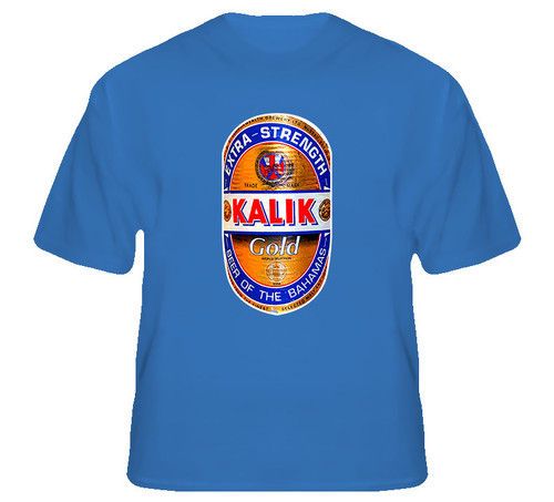 Kalik Gold Beer Bahamas Barbados Lager T Shirt