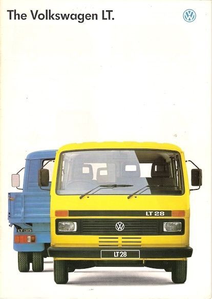 Volkswagen LT 1986 87 UK Market Sales Brochure Van Chassis Double Cab