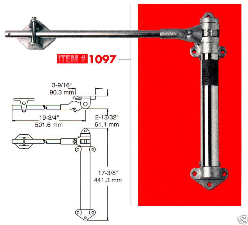 KASON K 1097 SPRING ACTION DOOR CLOSER