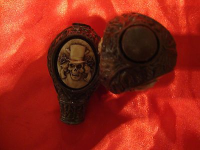 walking stick/cane/ handle/3 sided/skeleton ~guns and roses