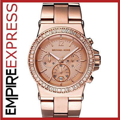 MICHAEL KORS MADISON ROSE GOLD CRYSTAL WATCH   MK5412   RRP £235