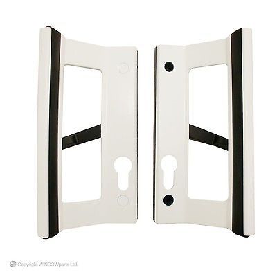 Schlegel White Lever 42mm PZ uPVC,Aluminium Sliding Patio Door Handle