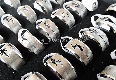 FREE costume bulk Jewelry 50pcs stainless steel Gothic man design