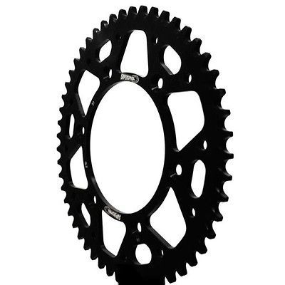 Supersprox Steel Rear Sprocket. Black. KTM 520 EXC 520EXC 1999 02. 49T