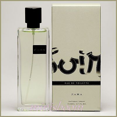 ZARA SOIR   EAU DE TOILETTE 1.7 OZ / 50 ML   NATURAL SPRAY