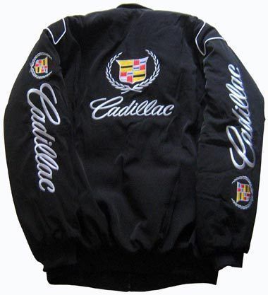 CADILLAC GM CAR SPORT RACING TEAM JACKET BLACK M XXXL