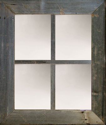 Mirror 3 Large 4 Pane Barn Window Mirror Barnwood Window Pane Mirror