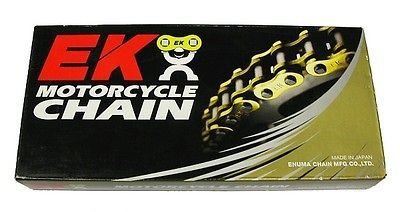 EK 530 MVXZ Yellow 110 links Motorcycle chain X RING o ring did x o