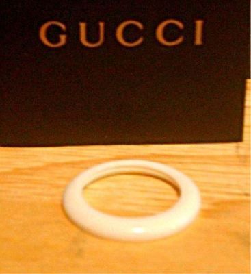 New Gucci Plastic Bezel   White