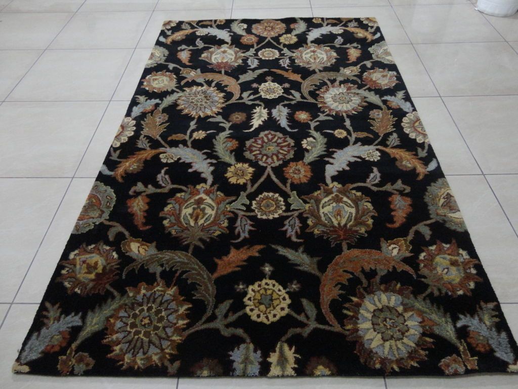 Indian Hand Tufted Modern Oriental Designer Wool Carpet Rug Alfombra