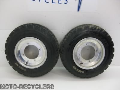 08 Outlaw 450 MXR front wheels wheel rim tires 17