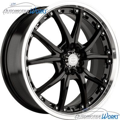 5x108 5x4.25 5x115 +42mm Black Wheels Rims Inch 18 (Fits Jaguar