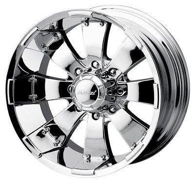 18 inch Mazzi Hulk Chrome Lifted Wheels Rims 6x5.5 Censor SLE Savana