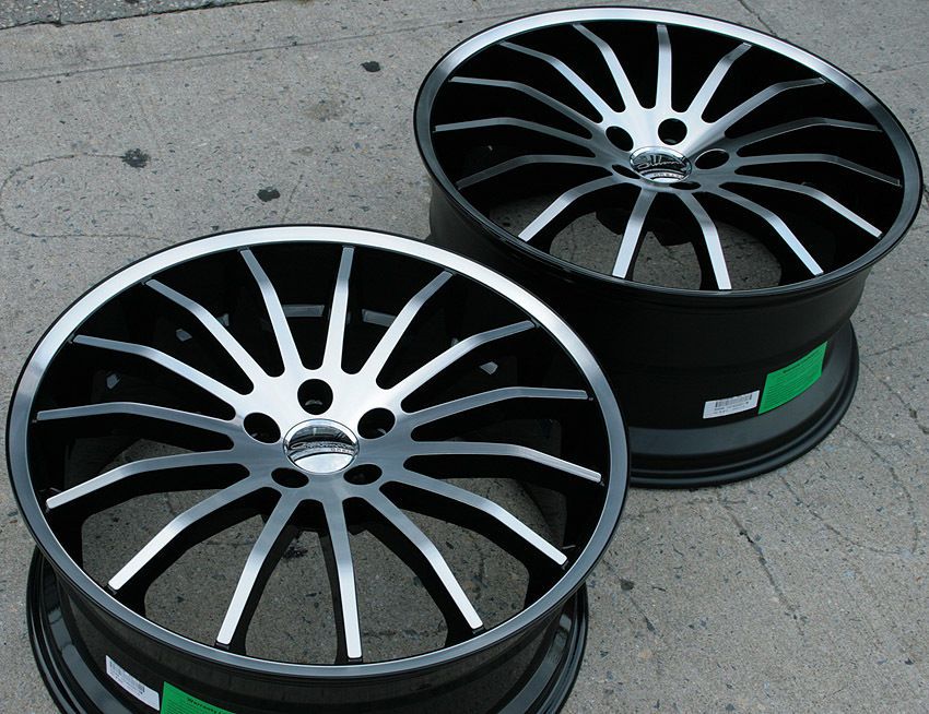 GIOVANNA MARTUNI 20 BLACK RIMS WHEELS E60 5 Series