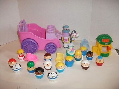 Fisher Price Little People Lot Carriage Horse People