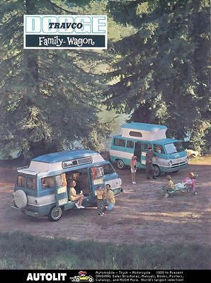 1965 Dodge A100 Travco Camper Van Brochure wi1377 DR7PVR