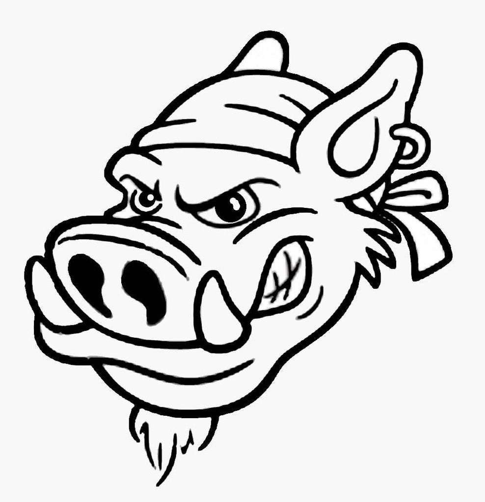 HOG STICKER DECAL FOR CAR, TRAILER, 4WD