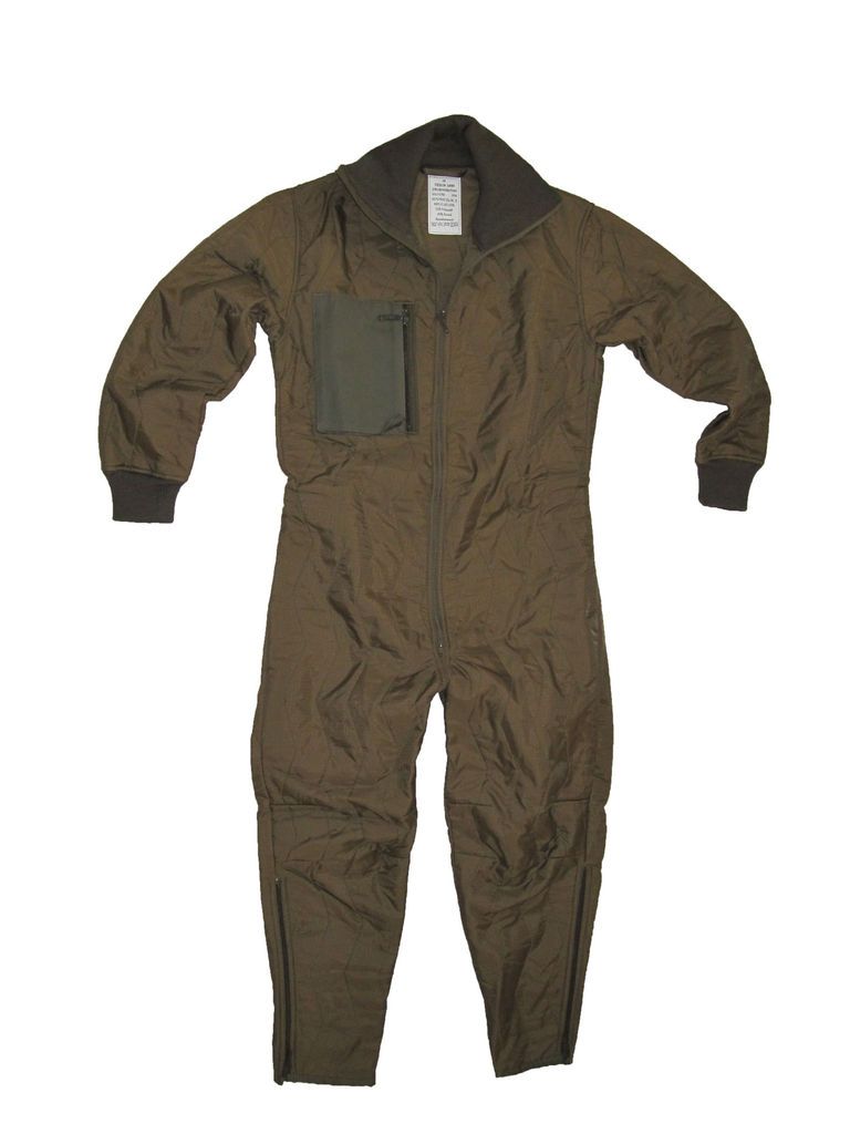 German Army Overalls Coveralls Undersuit  All Sizes Zip Tanker Combi