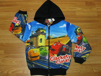 Chuggington Hoodie Spring Jacket #006 Size L age 6 8