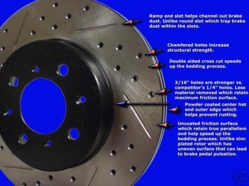 Toyota Camary 2.4L 02 03 04 05 06 D/S Brake Rotor Rear