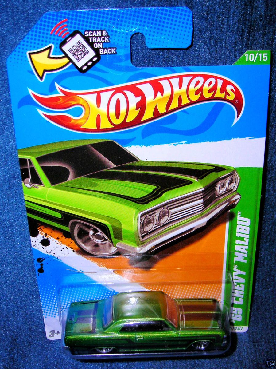 HOT WHEELS 2012 TREASURE HUNTS 1965 CHEVY MALIBU GREEN CHEVORLET NOT