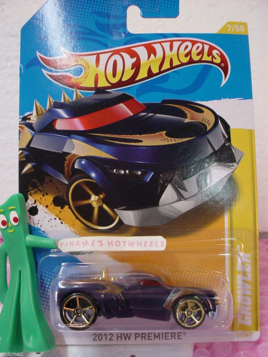 New Release 2012 7 Prem Hot Wheels Growler★dark Blue★case E