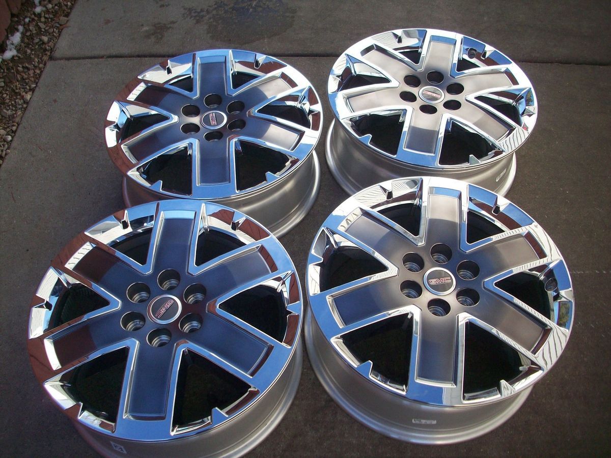 20 GMC Acadia Denali Factory Chrome Wheels Rims 2012