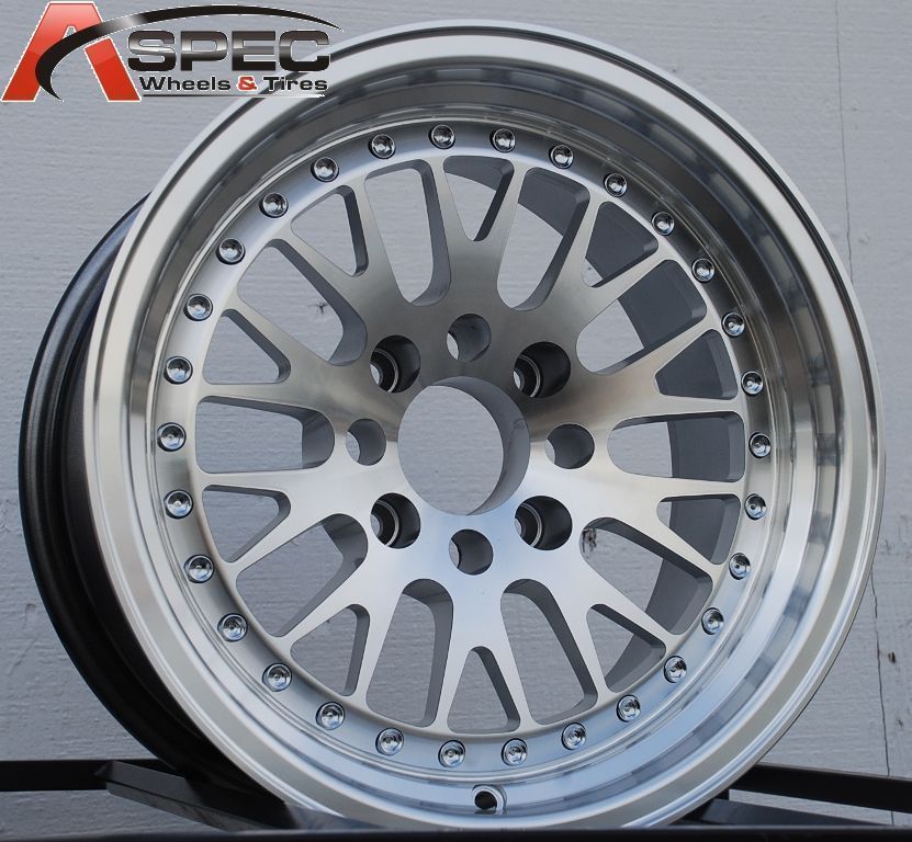 V3 Wheels 4x100 Rim 25mm Fits 4 Lug Scion XB 2004 2007