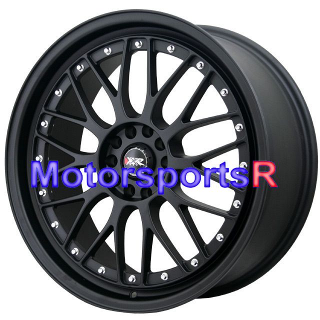XXR 521 Flat Black Wheels Rims Lip 5x114 3 04 05 08 09 11 Subaru STI