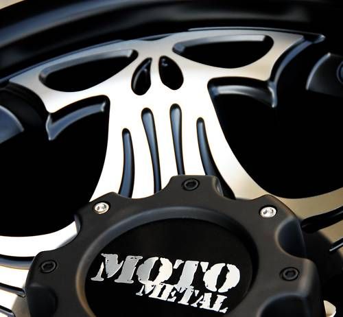 18 Moto Metal Black Skull Wheels Rims Jeep Wrangler JK