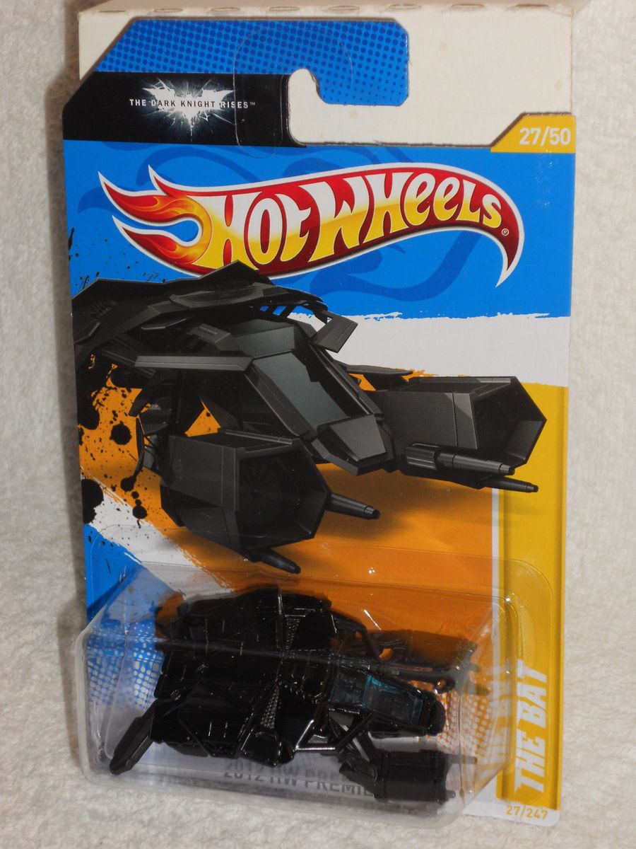 Hot Wheels 2012 Premiere 27/50   The Bat   The Dark Knight Rises Intl