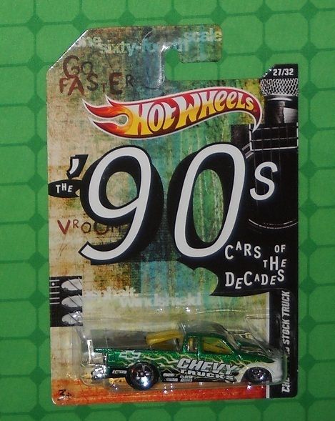 2012 Hot Wheels Cars of the Decades #27   90s   Chevy Pro Stock Truck