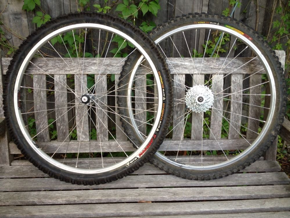 Shimano XTR Wheel Set 950 Series Hubs WTB Power Beam Rims