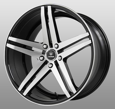 Verde Parallax Black Mach 5x4 5 w 45 Et V39 216545B Wheels Rims