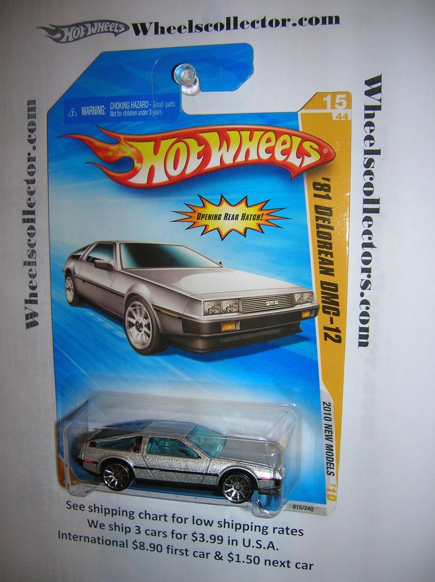 81 DeLorean DMC 12 Silver 2010 Hot Wheels New Models 15 44