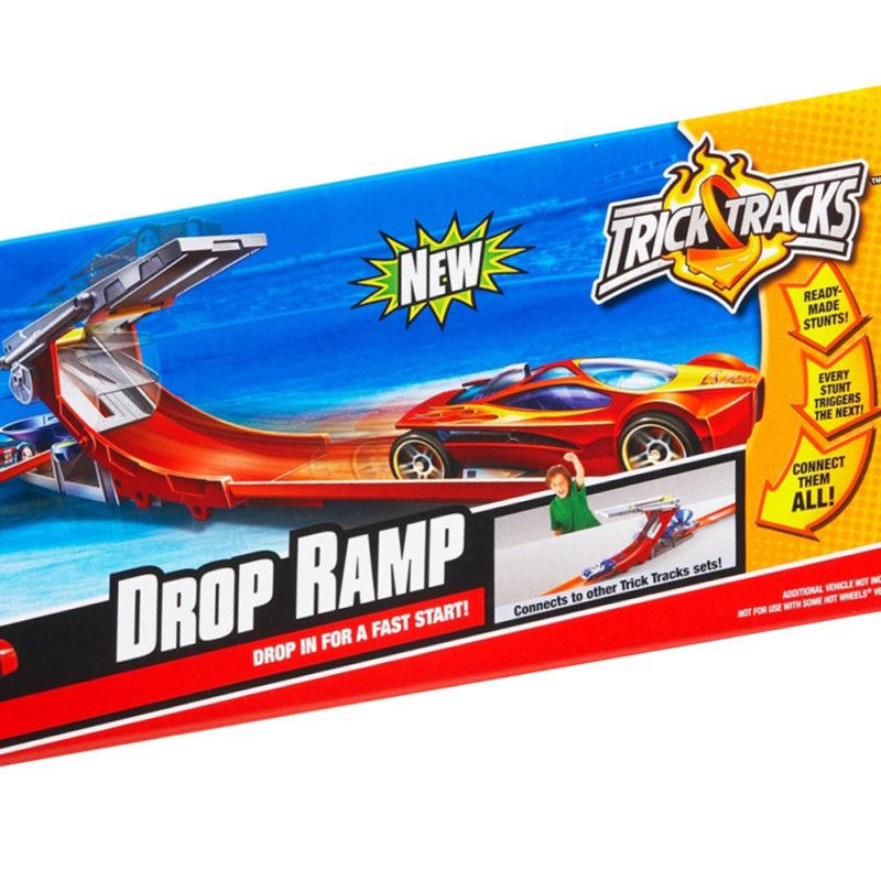 FREE SHIP Hot Wheels Trick Tracks Drop Ramp Stunt Set Car Vehicle Boy