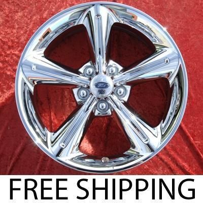 of 4 New 18 Ford Mustang GT Chrome Factory Wheels Rims 3834