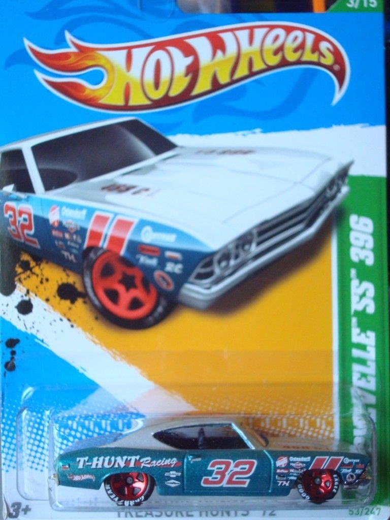 Hot Wheels 2012 Treasure Hunt T Hunts 69 Chevelle SS 396 New