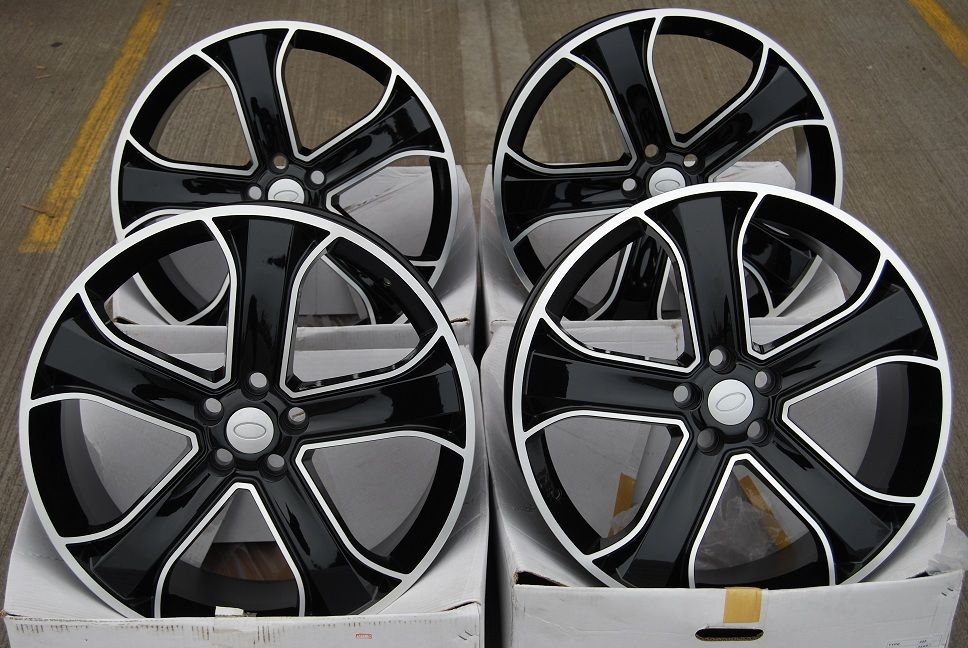 22 Black 5 Spoke Alloy Wheels Fit BMW x5 E70 X70 Models