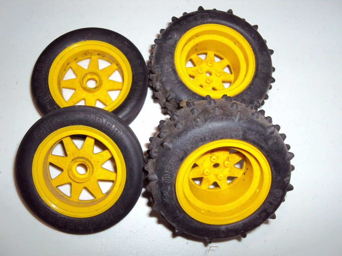 Vintage Tamiya The Falcon Wheels Rims Tires