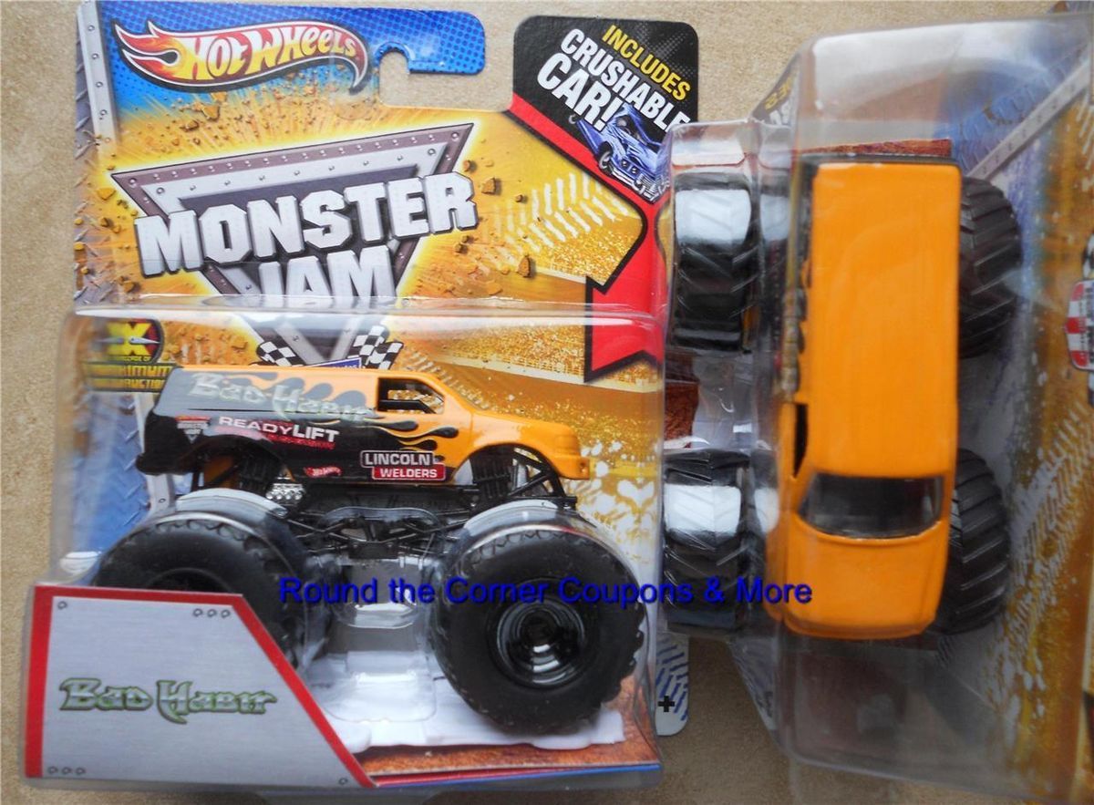 2013 BAD HABIT Hot Wheels Monster Jam New Deco 1 64 scale truck with