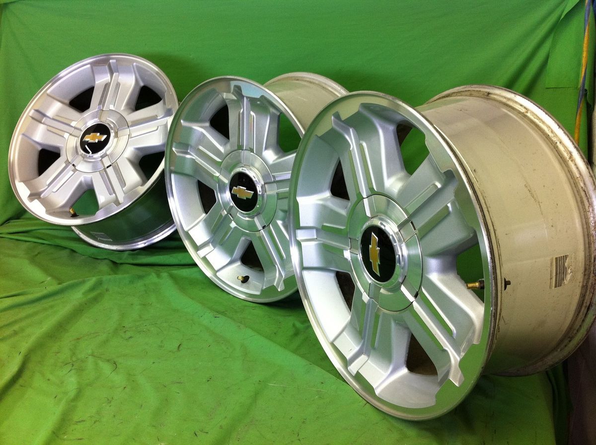  CHEVY Z71 AVALANCHE SILVERADO TAHOE FACTORY STOCK OEM 18 WHEELS RIMS