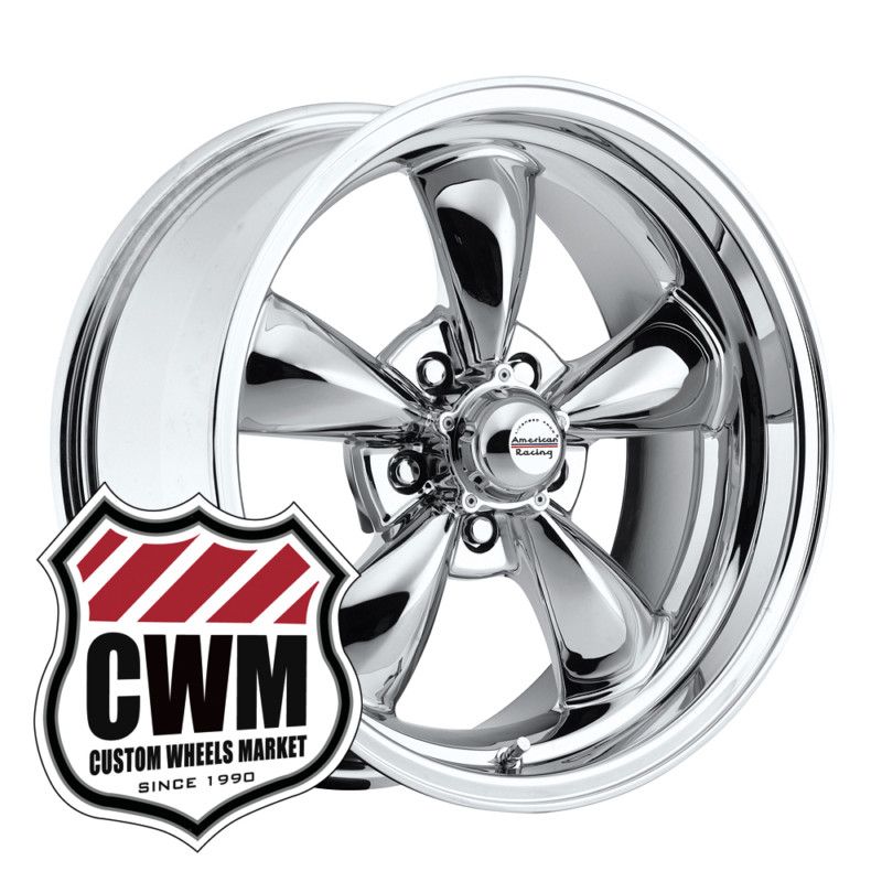 Chrome Wheels Rims 5x4 75 Lug Pattern for Chevy Camaro 67 81