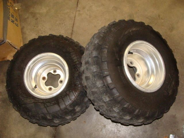 90 89 88 87 TRX250X Honda Fourtrax Rear Wheel Rims Tires ATV 9