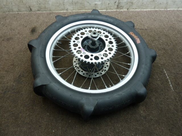 94 Honda CR250 CR 250 Rear Wheel Rim Paddle Tire Rotor Axle Hub