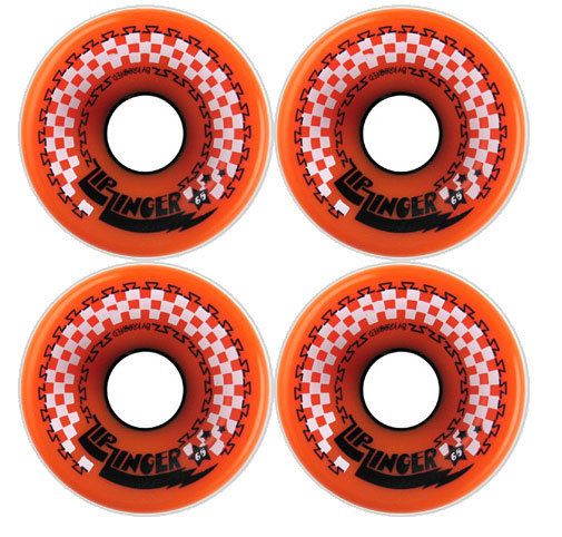 Krooked Zip Zinger Cruiser Skateboard Wheels 65mm Orang