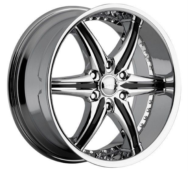 22 inch Cattivo 724 Chrome Wheels Rims 6x114 3 6x4 5