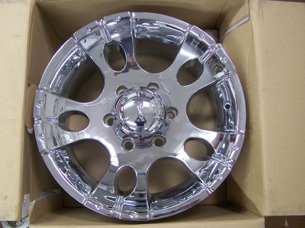 Ion Wheels 16x8 6x139 7 Chrome Wheel 158 6883C