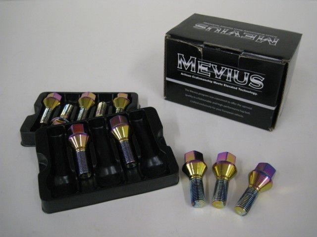 Mevius Neo Chrome Lug Bolt Nut 12x1 5 Euro VW MK IV V GTI Rabbit R32