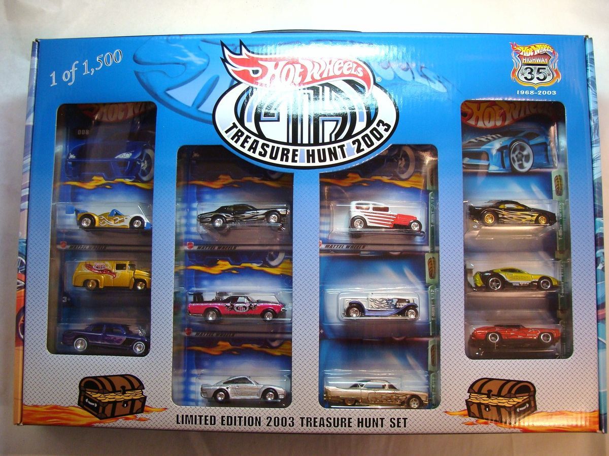 Hot Wheels 2003 Treasure Hunt Box Set Unopened Mint in Mint Box